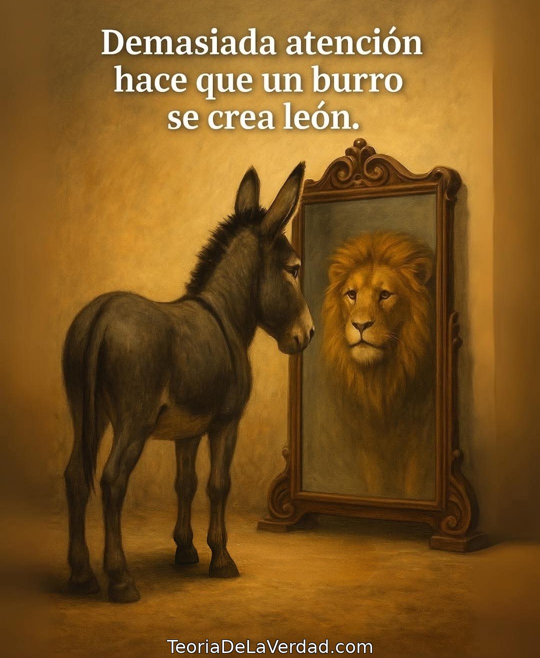 El Peligro del Ego: ¿Cómo la Excesiva Atención Convierte un Burro en un Falso León?