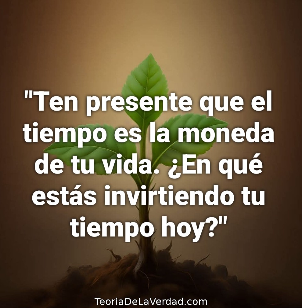 El Tiempo es tu Moneda: Aprende a Invertir la Riqueza de tu Vida y Metas