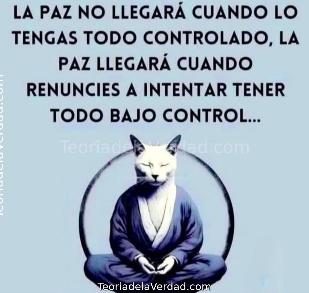 La Paz No es Control: Por Qué Debes Renunciar a Tener Todo Bajo Control para Ser Feliz