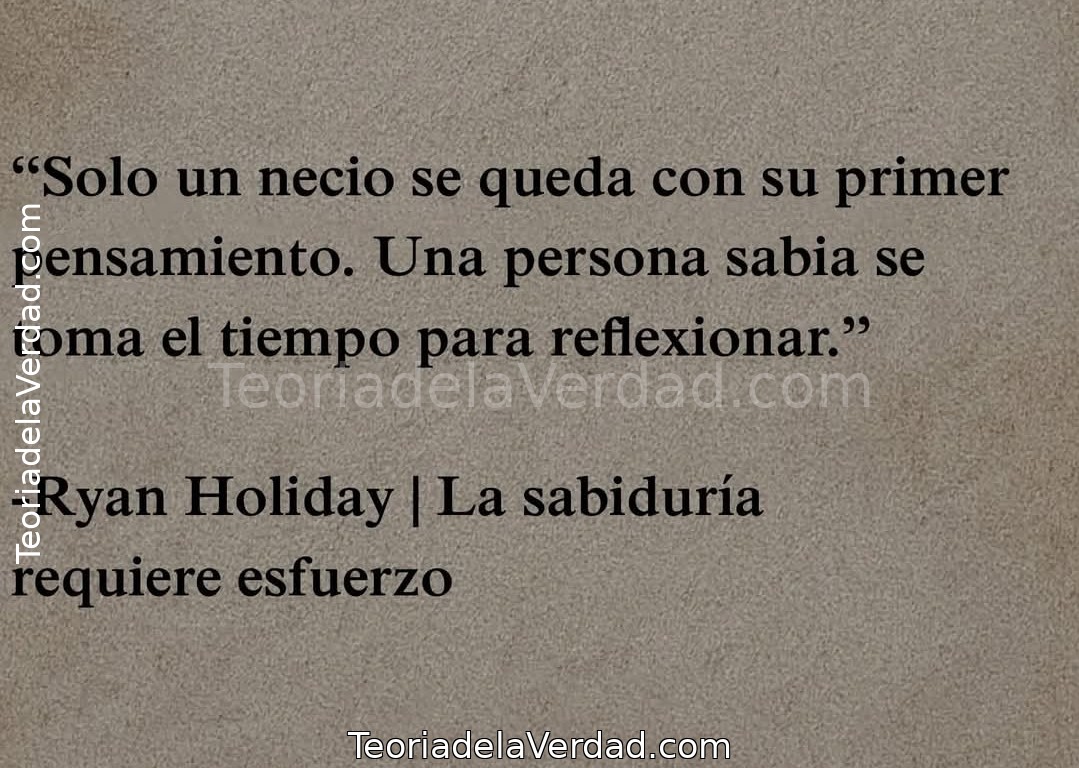 La Lección del Estoico: El Poder de la Pausa y la Reflexión Antes de Actuar
