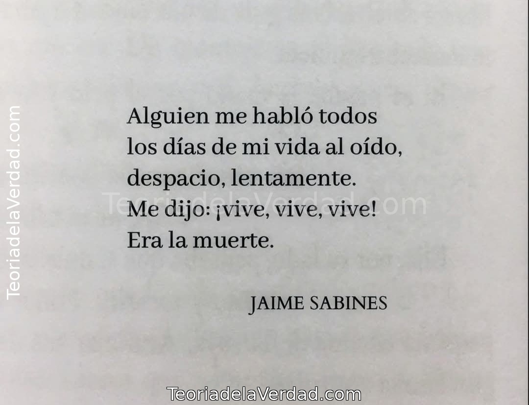 El susurro constante de la muerte es nuestra única urgencia de vivir radical.