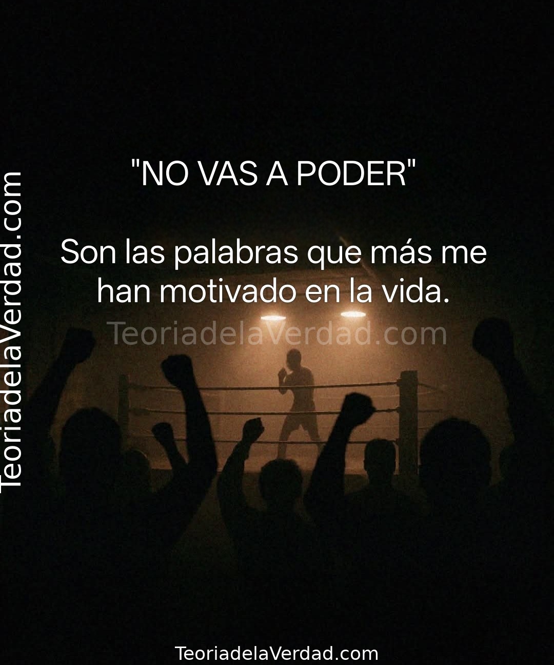 La mejor motivación es que te digan que el reto es imposible.