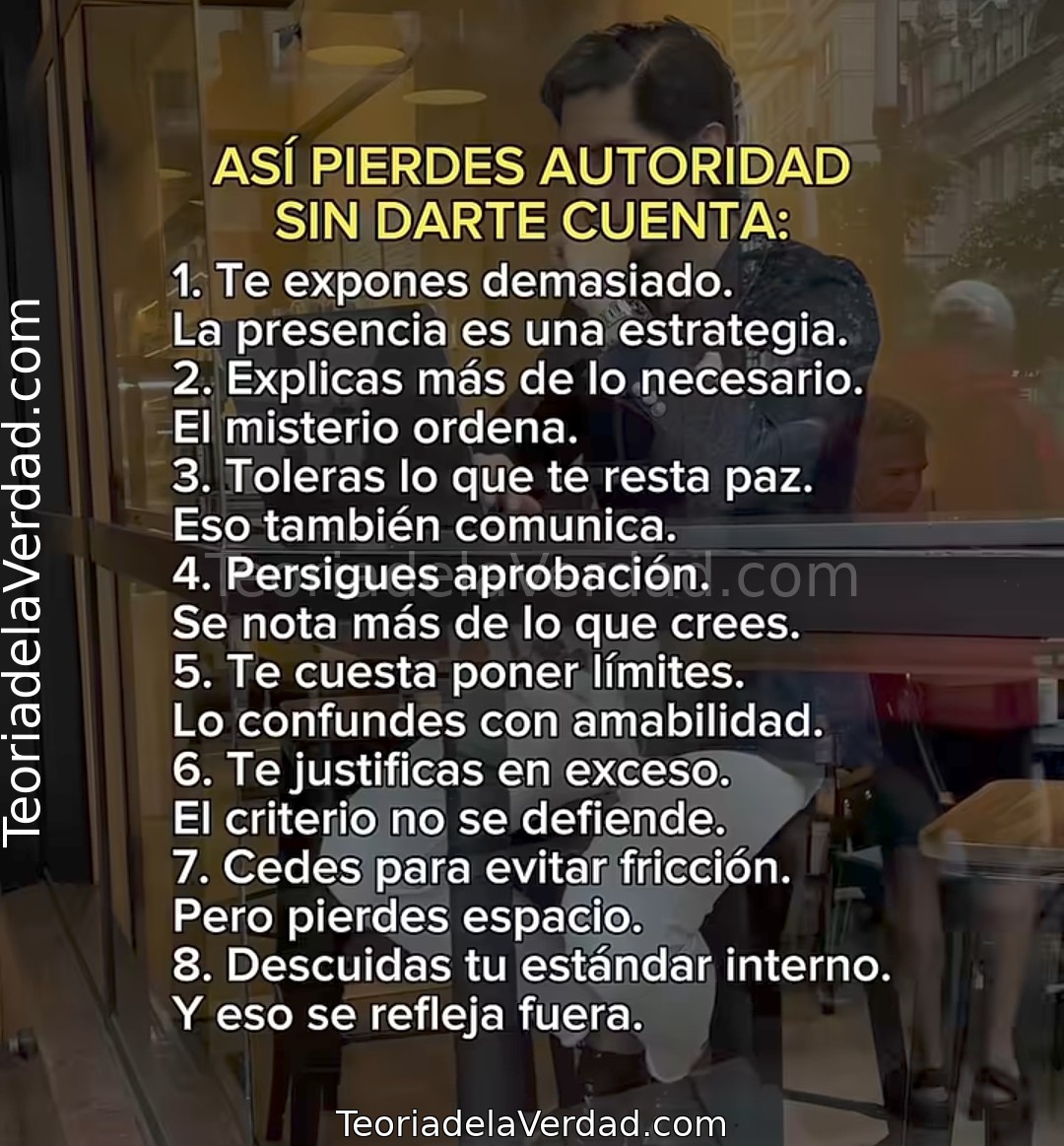 ASÍ PIERDES AUTORIDAD SIN DARTE CUENTA: