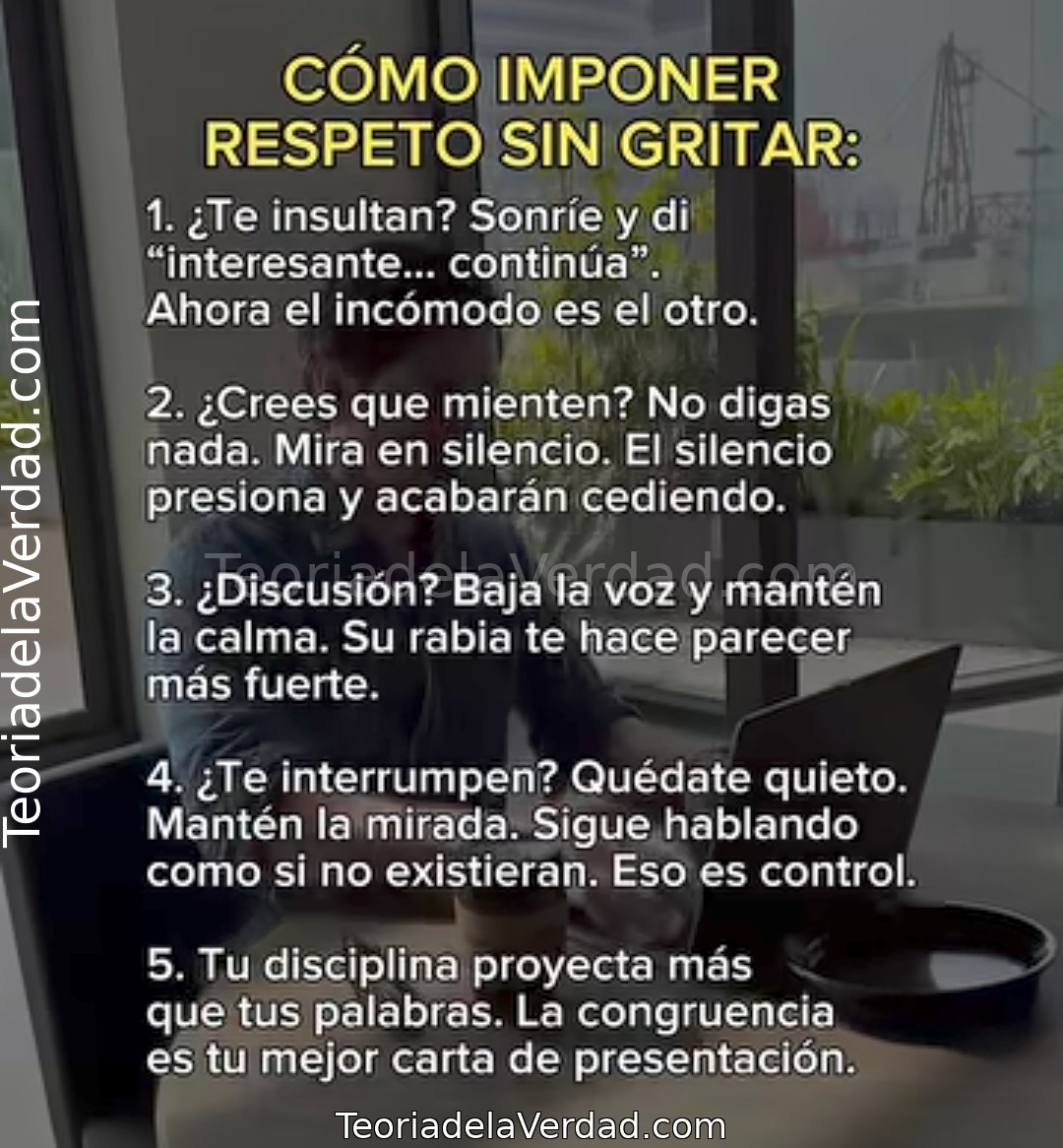 CÓMO IMPONER RESPETO SIN GRITAR: