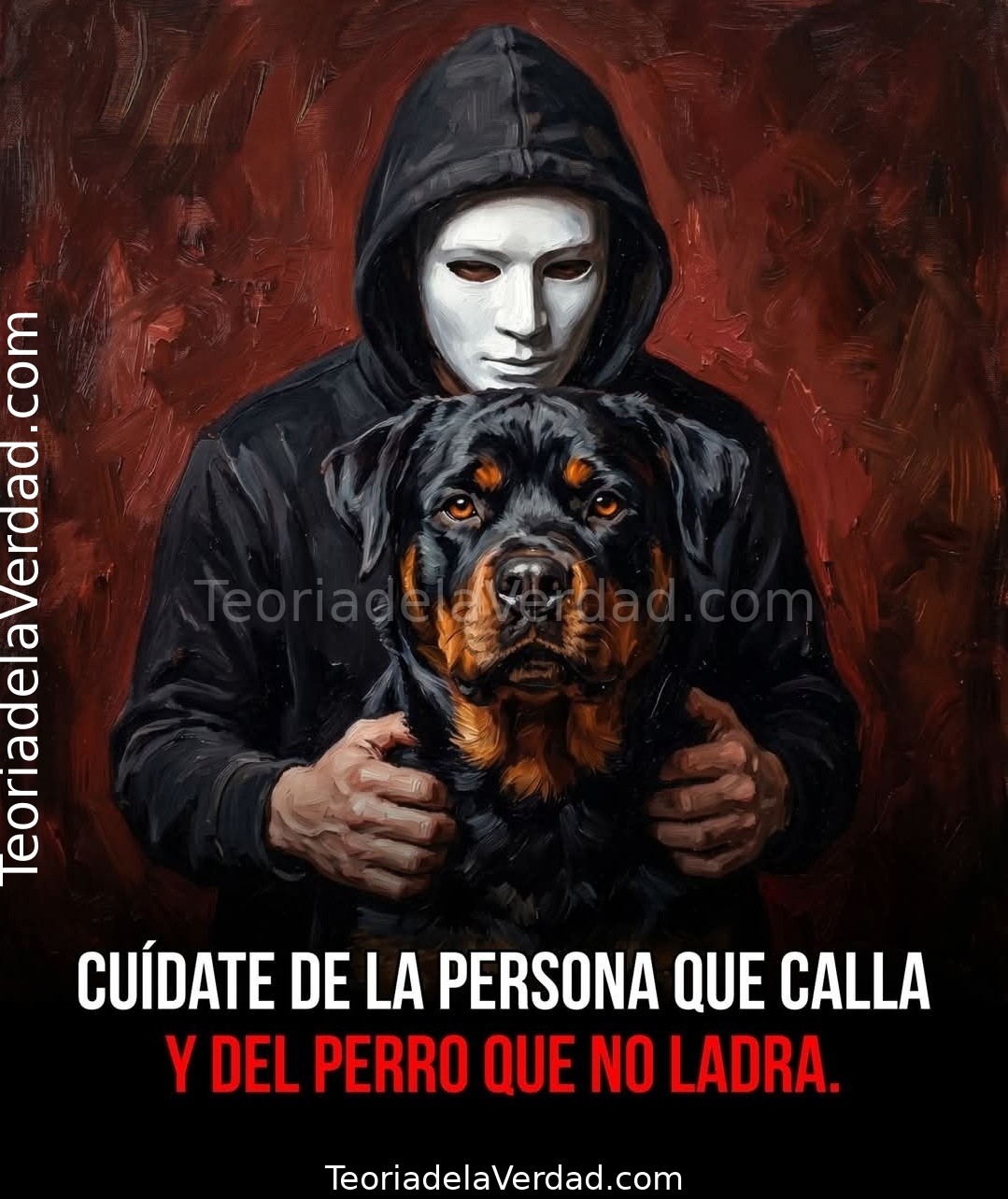 CUÍDATE DE LA PERSONA QUE CALLA Y DEL PERRO QUE NO LADRA.