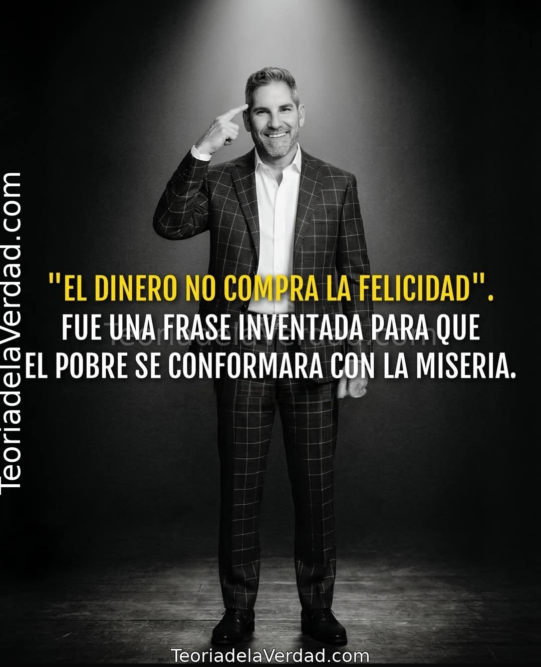 «EL DINERO NO COMPRA LA FELICIDAD».FUE UNA FRASE INVENTADA PARA QUE EL POBRE SE CONFORMARA CON LA MISERIA.