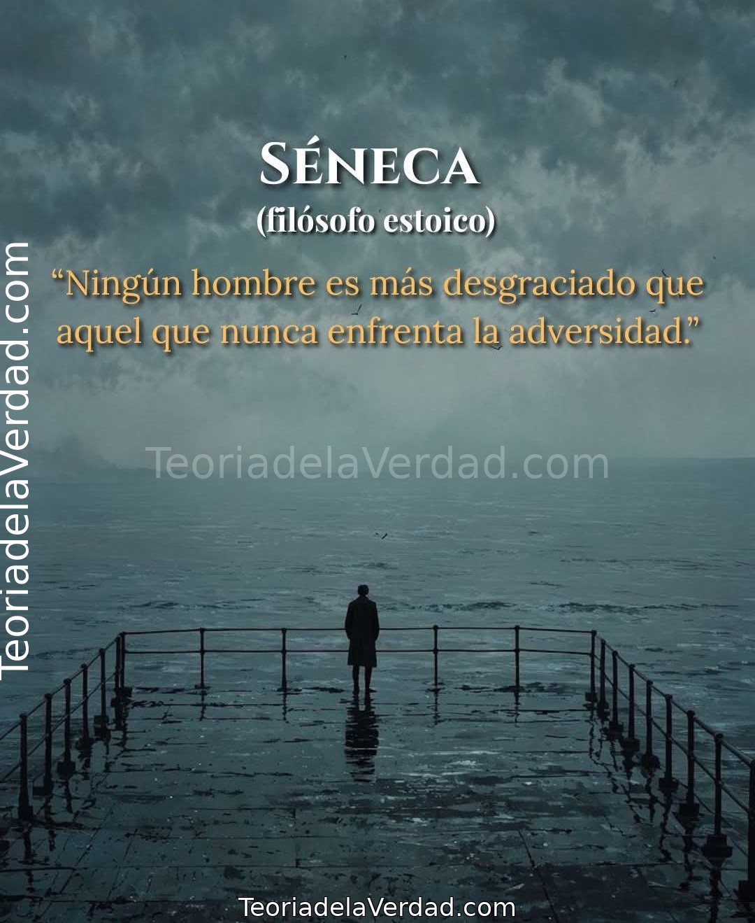 Ningún hombre es más desgraciado que aquel que nunca enfrenta la adversidad.