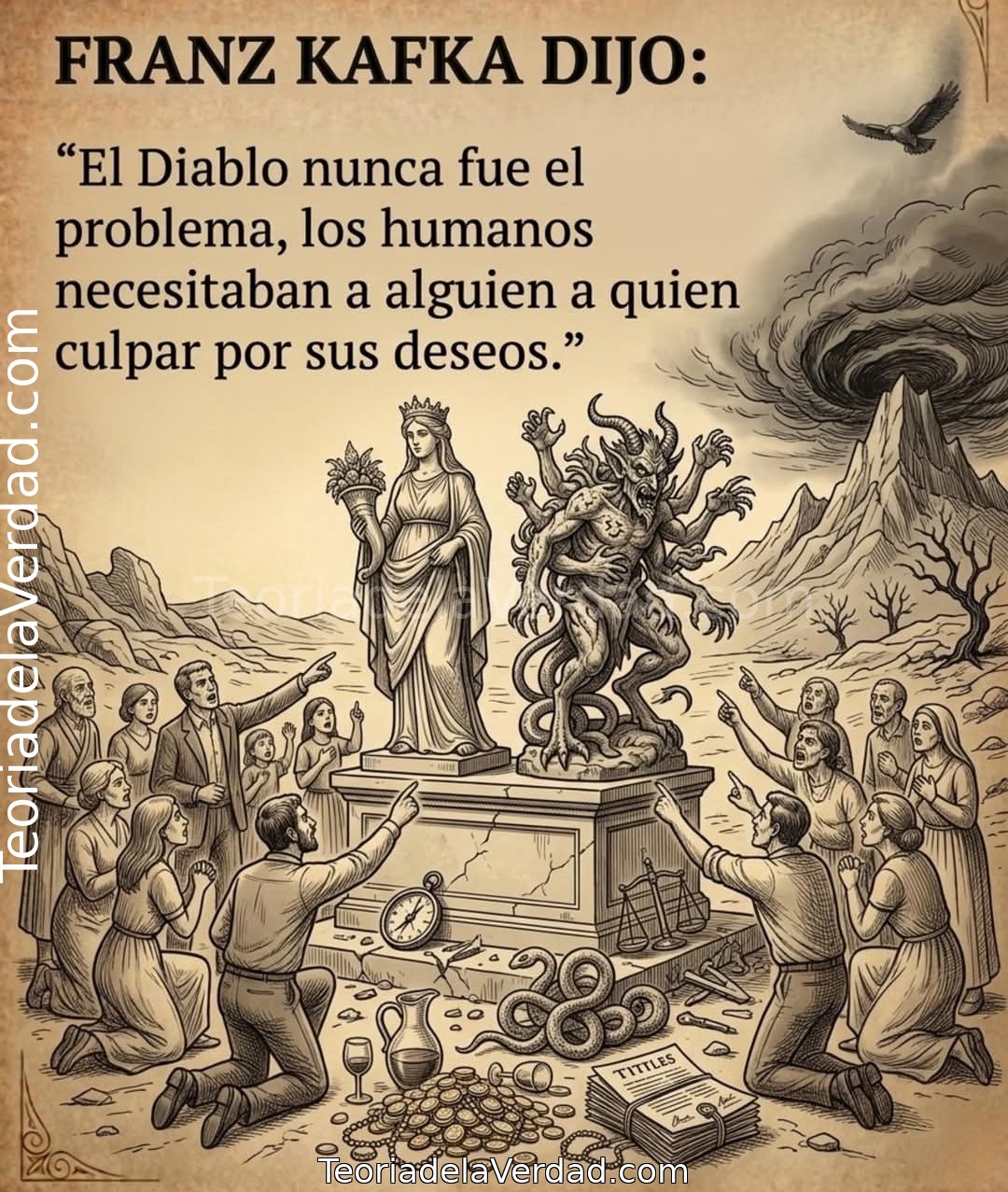 El Diablo nunca fue el problema, los humanos necesitaban a alguien a quien culpar por sus deseos.