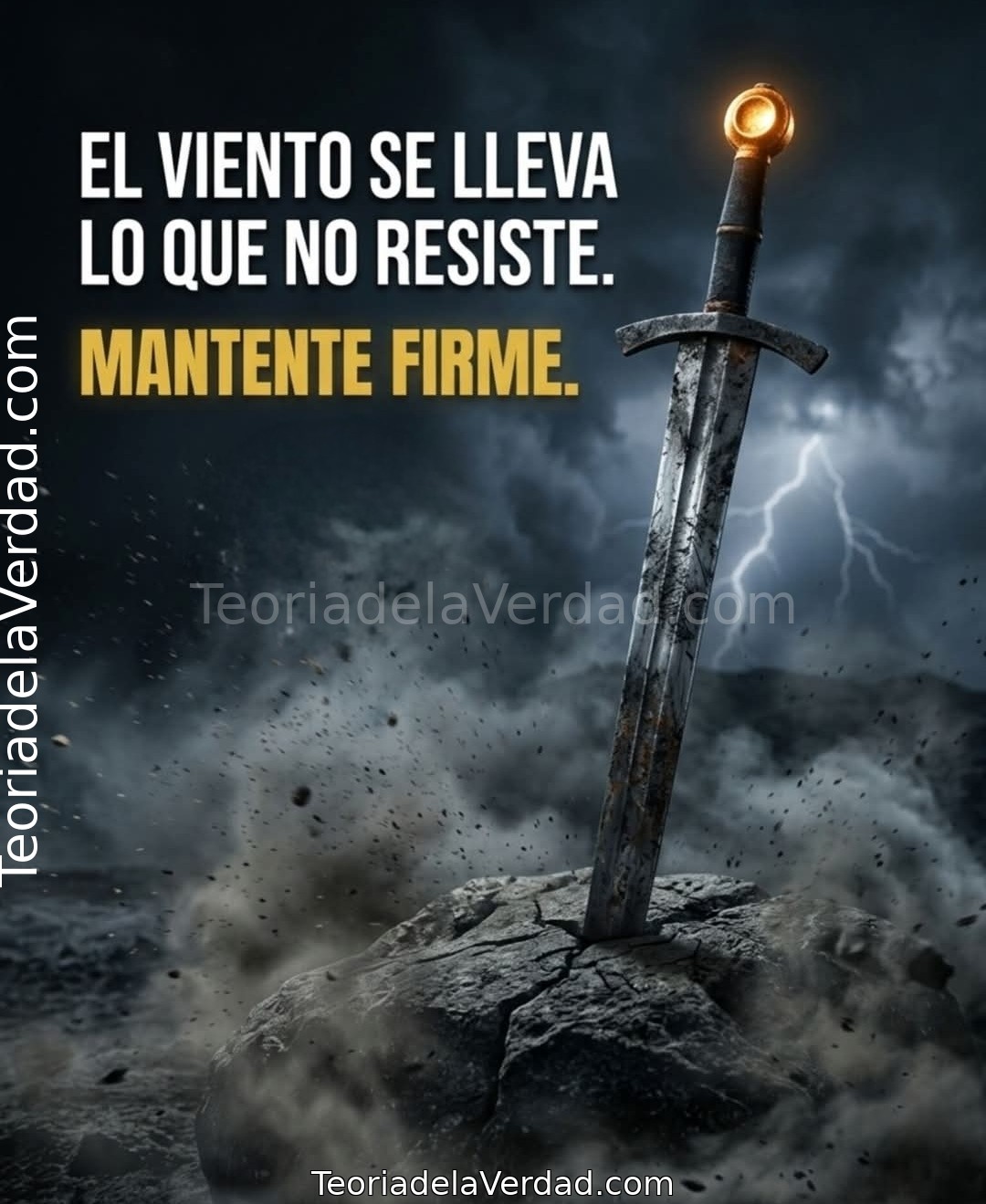 EL VIENTO SE LLEVA LO QUE NO RESISTE.MANTENTE FIRME.