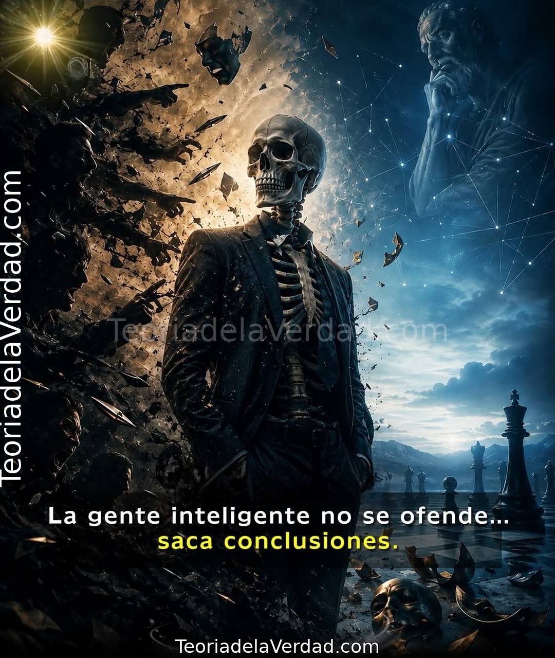 La gente inteligente no se ofende…saca conclusiones.
