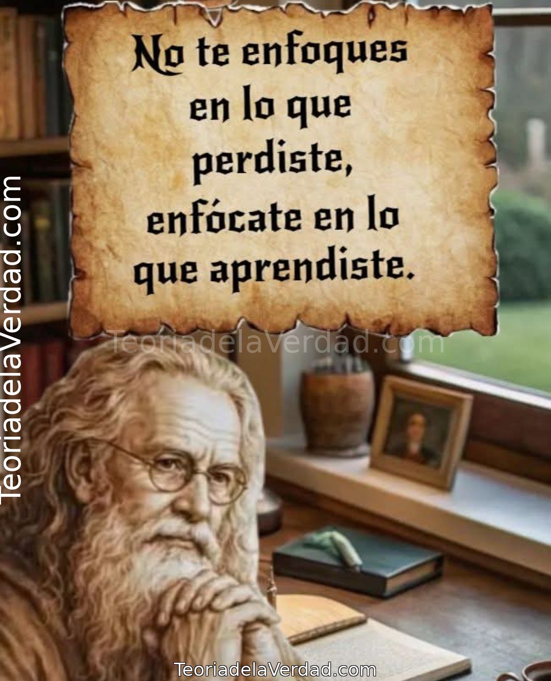 No te enfoques en lo que perdiste, enfócate en lo que aprendiste.