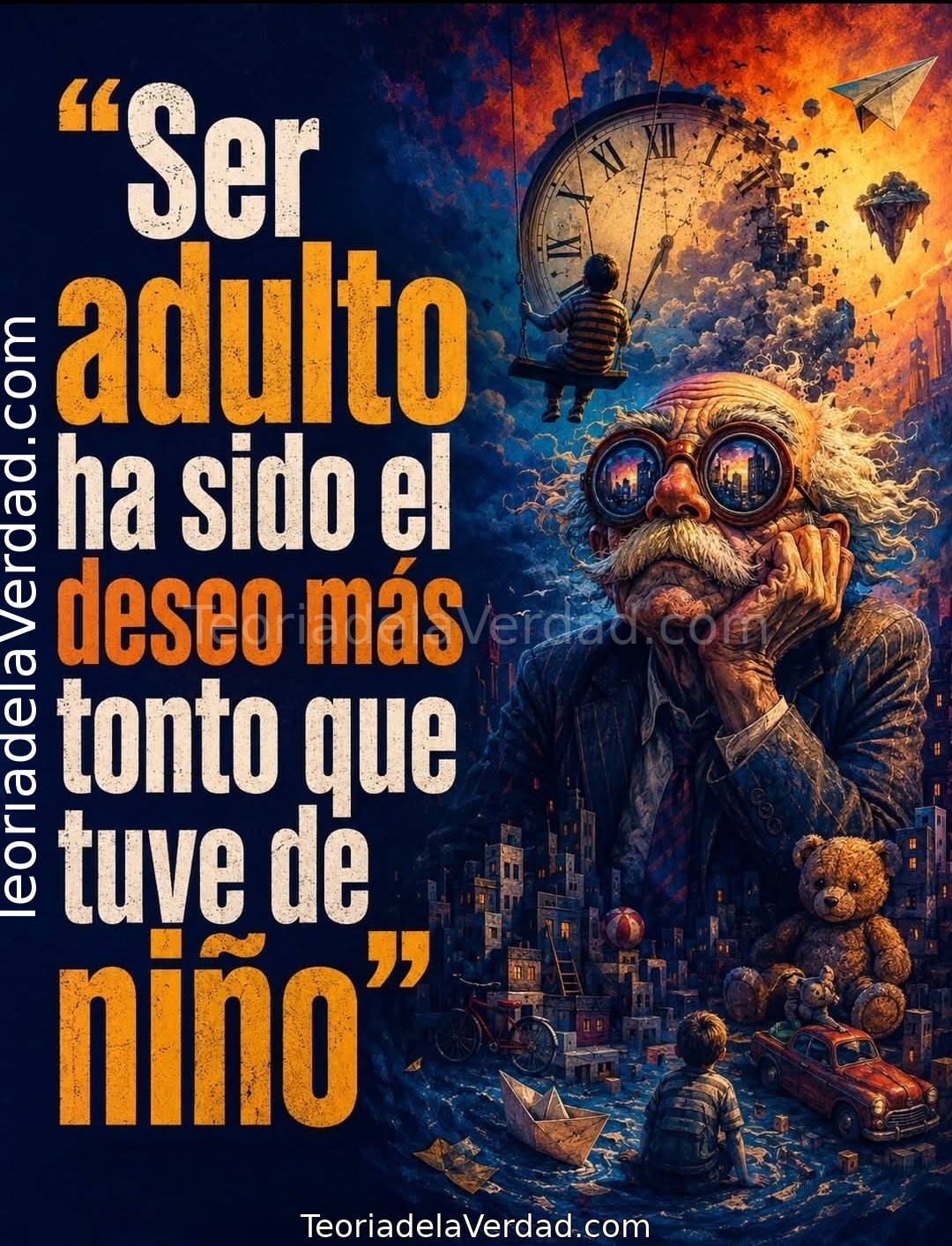 Ser adulto ha sido el deseo más tonto que tuve de niño