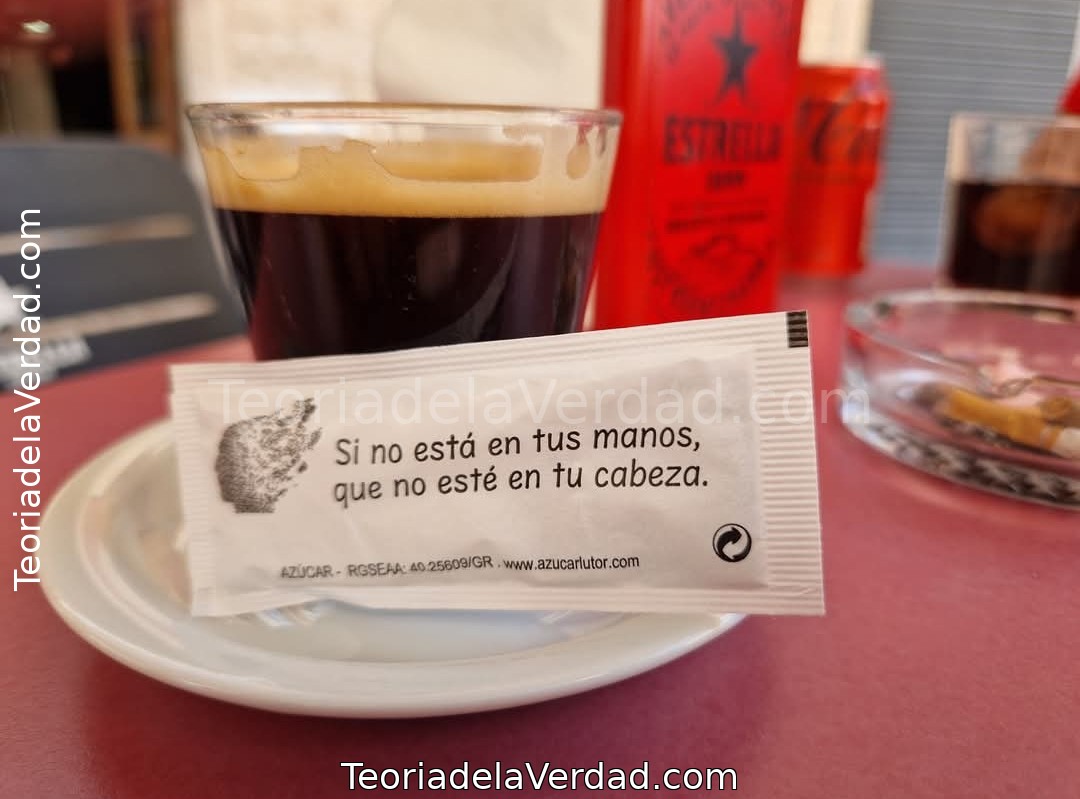 Si no está en tus manos, que no esté en tu cabeza.