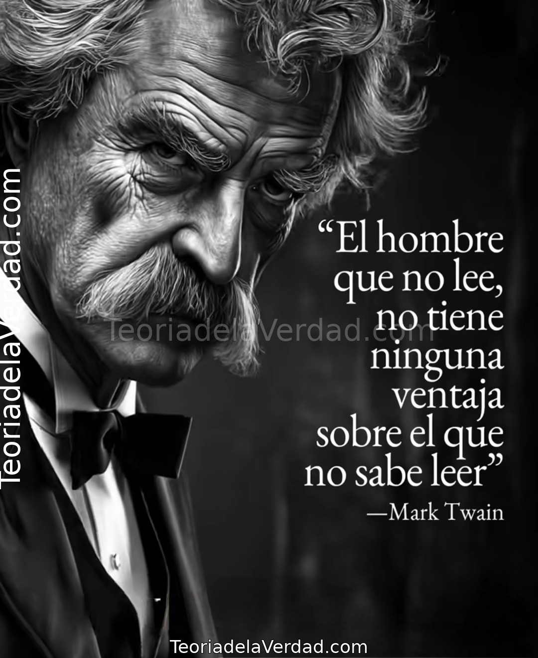 El hombre que no lee, no tiene ninguna ventaja sobre el que no sabe leer