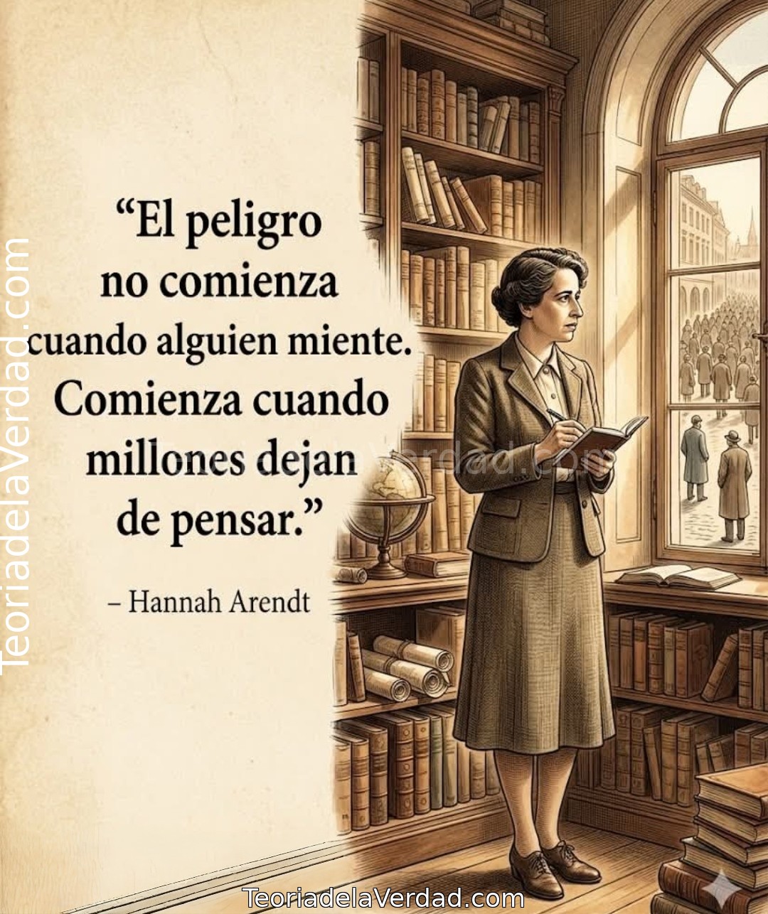 El peligro no comienza cuando alguien miente.Comienza cuando millones dejan de pensar.