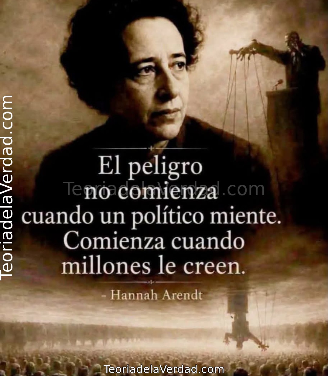 El peligro no comienza cuando un político miente. Comienza cuando millones le creen.