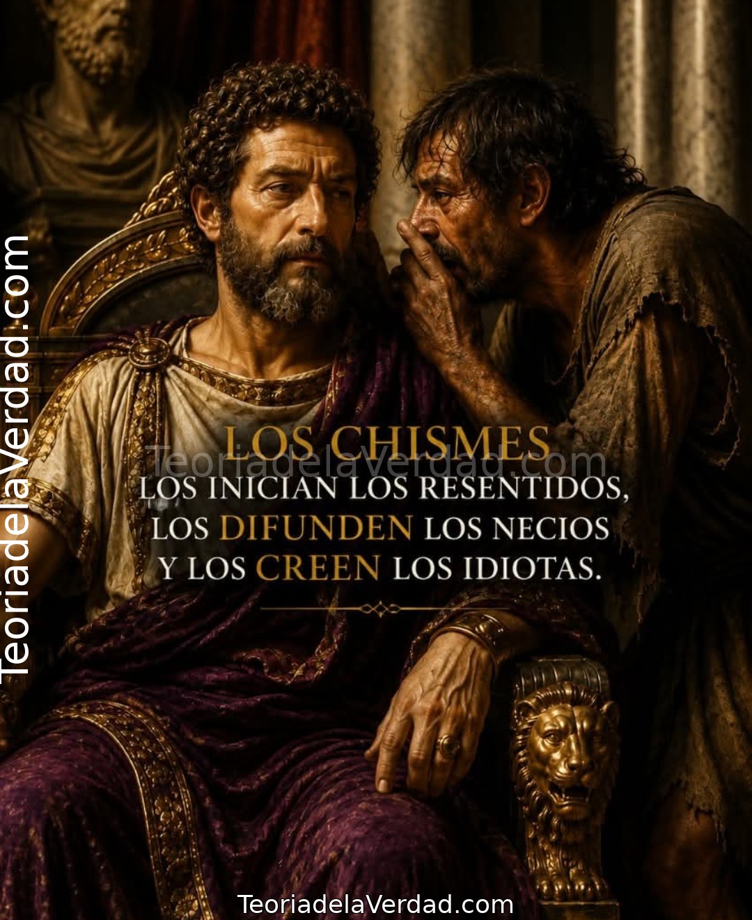 LOS CHISMESLOS INICIAN LOS RESENTIDOS, LOS DIFUNDEN LOS NECIOS Y LOS CREEN LOS IDIOTAS.