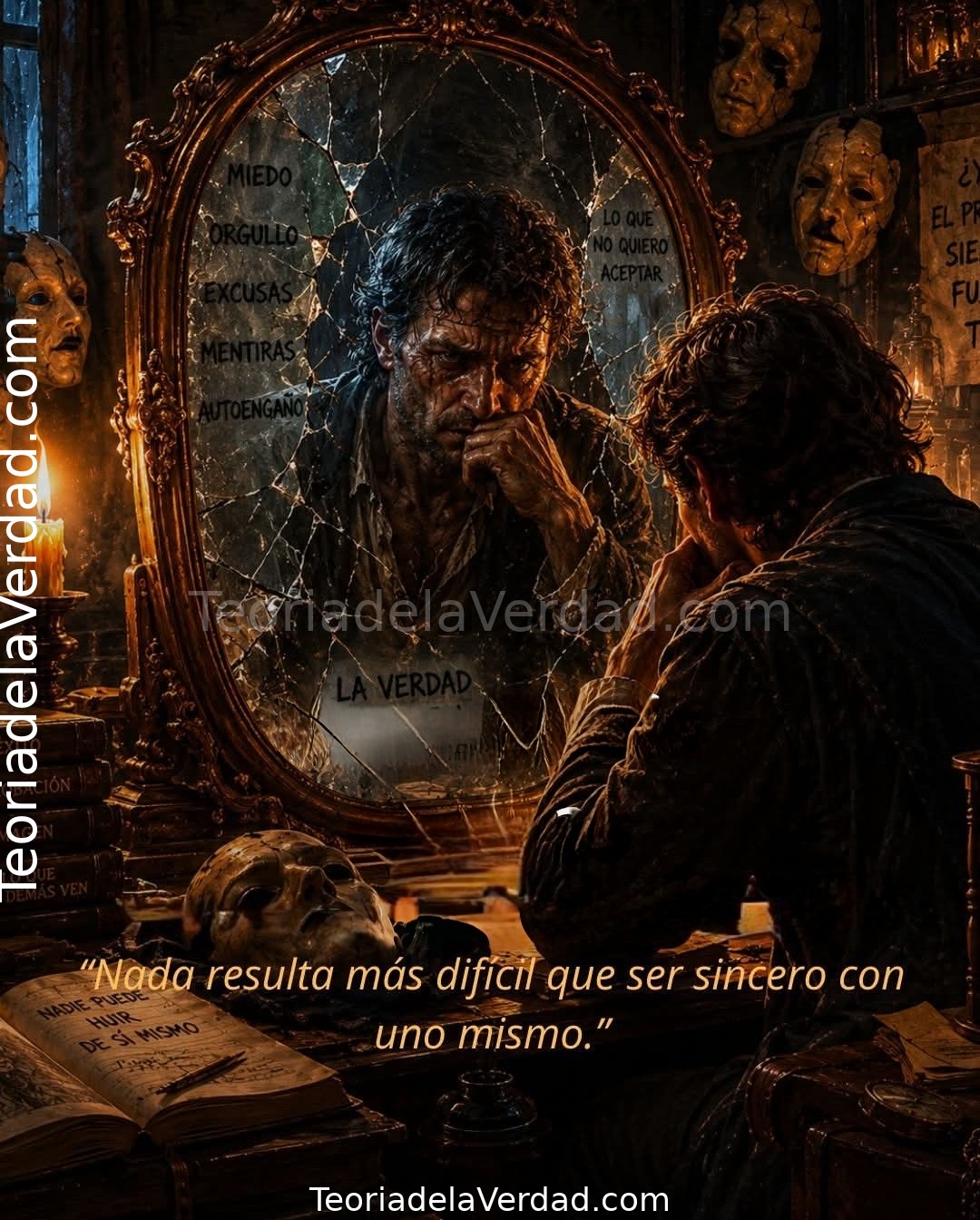 Nada resulta más difícil que ser sincero con uno mismo.