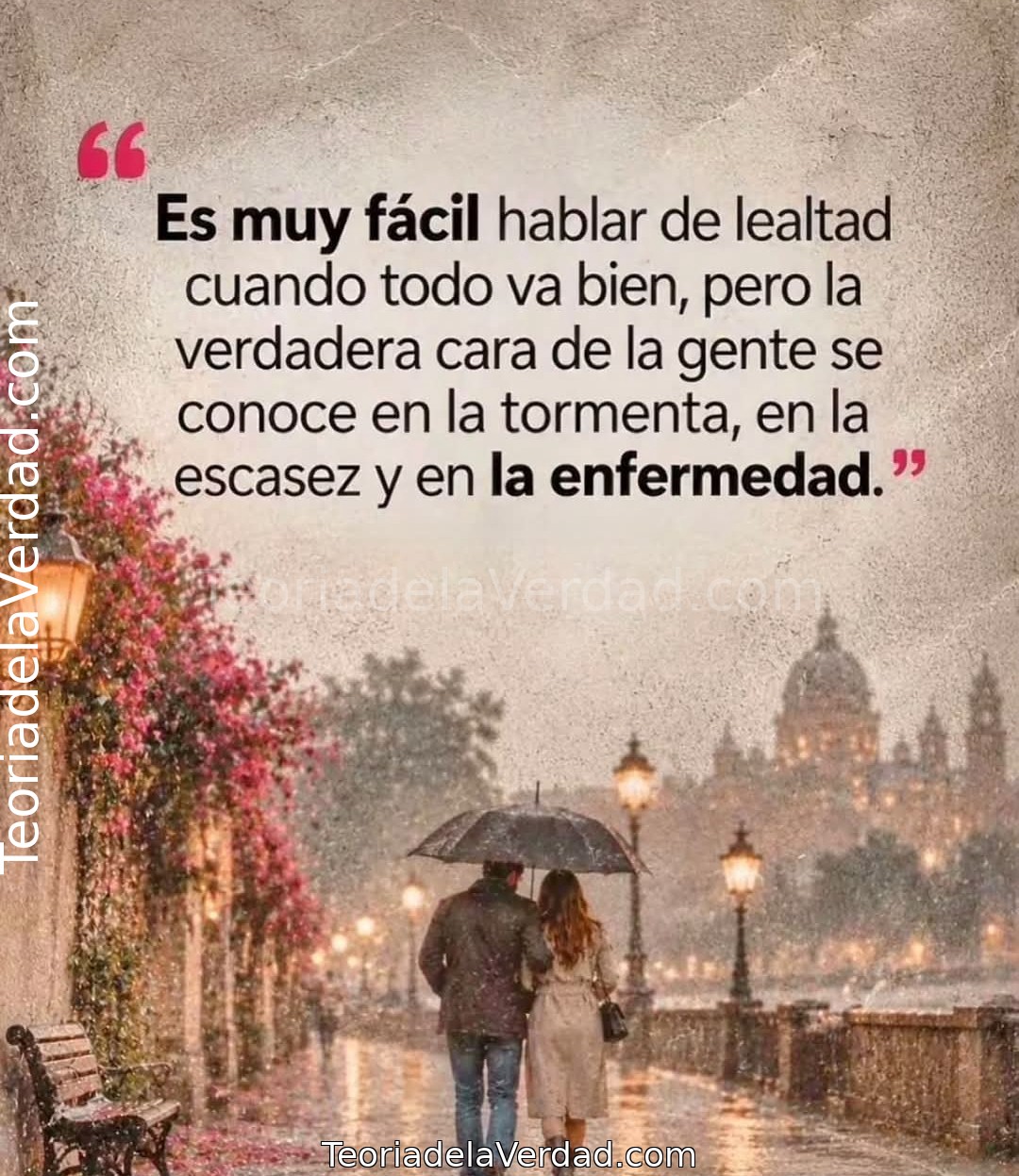 LA TORMENTA NO CREA EL CARÁCTER, LO REVELA ⚡️