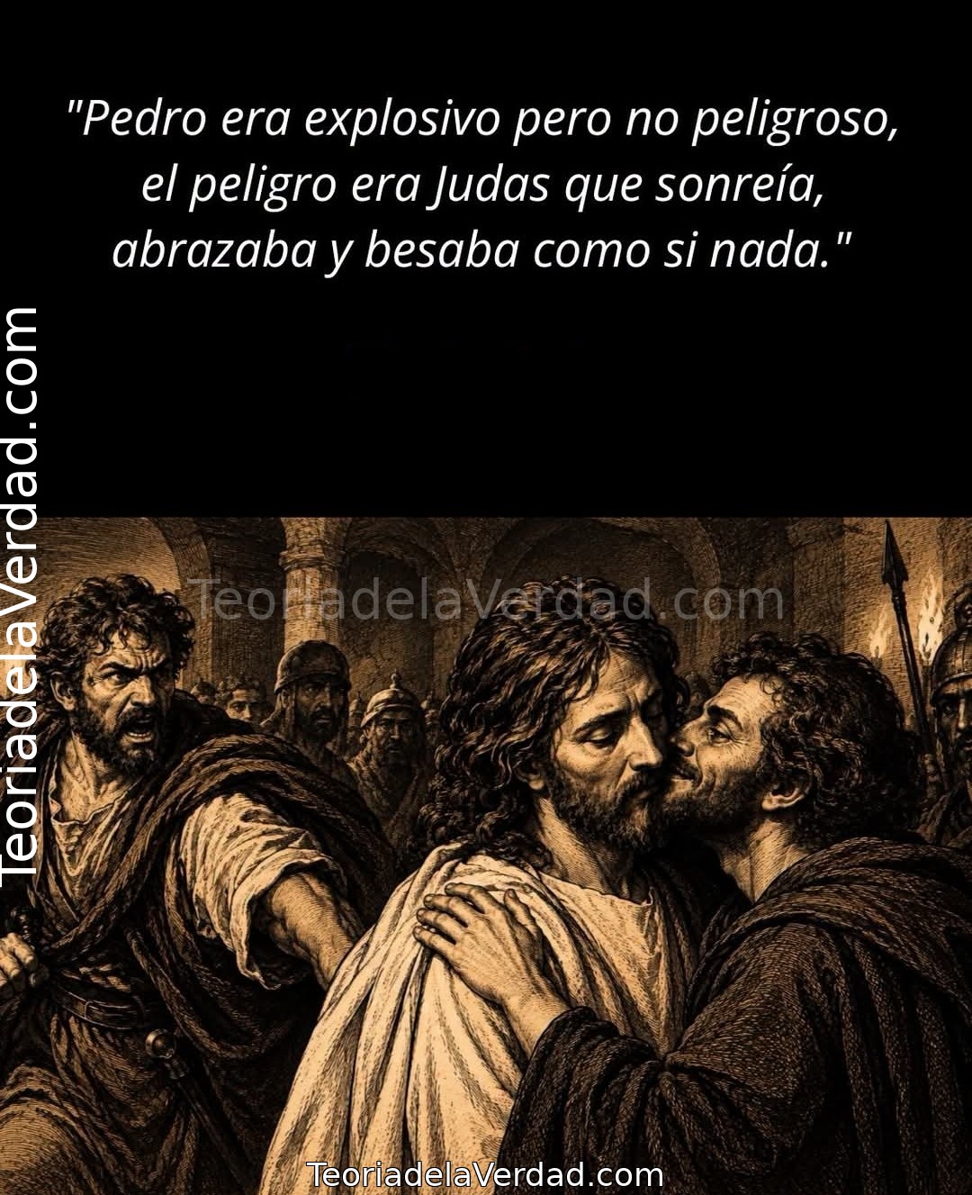 CUIDADO CON EL QUE SIEMPRE SONRÍE Y TE ABRAZA COMO SI NADA. 🏛️🗡️