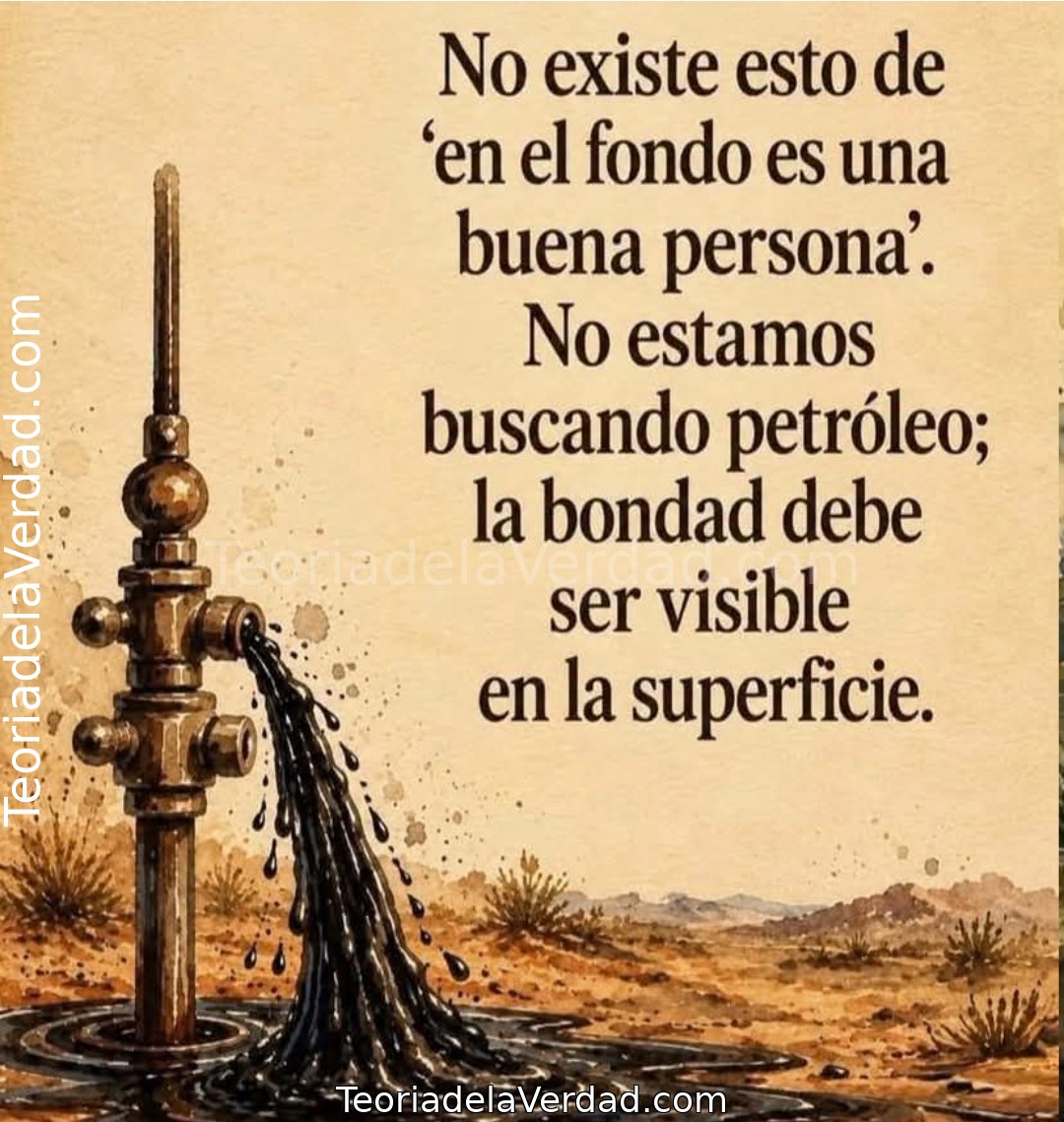EL MITO DE LA «BUENA PERSONA EN EL FONDO» ⚡
