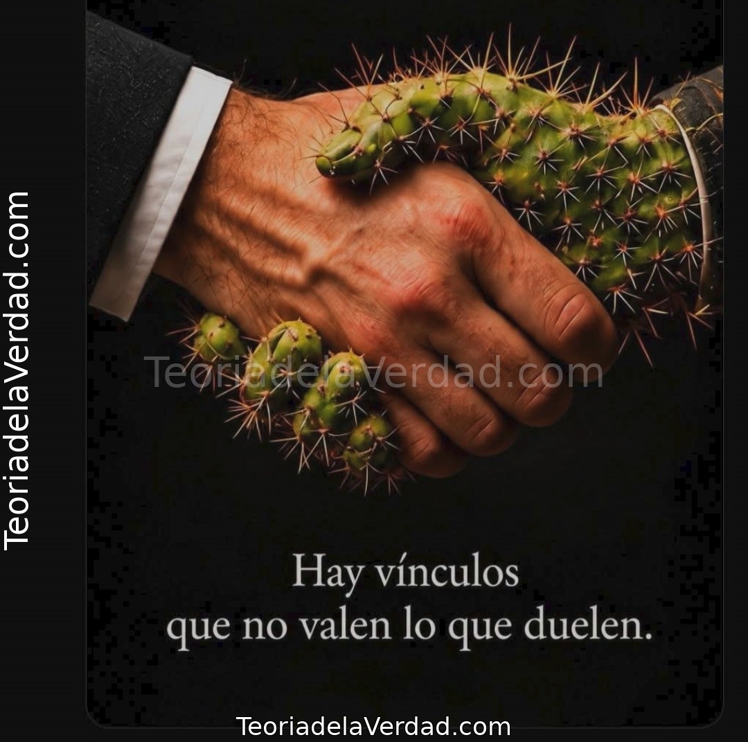 HAY VÍNCULOS QUE NO VALEN LO QUE DUELEN. 🔗