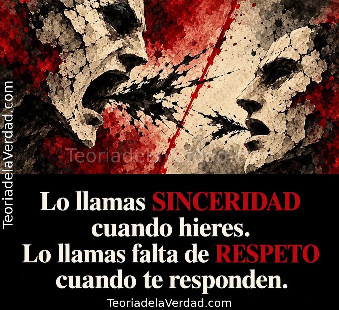 LA HIPOCRESÍA DE RECLAMAR RESPETO MIENTRAS REPARTES VENENO. 🛑