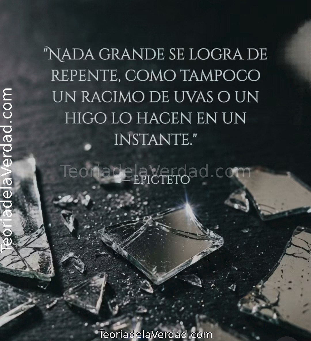 NADA GRANDE NACE DE LA NOCHE A LA MAÑANA…