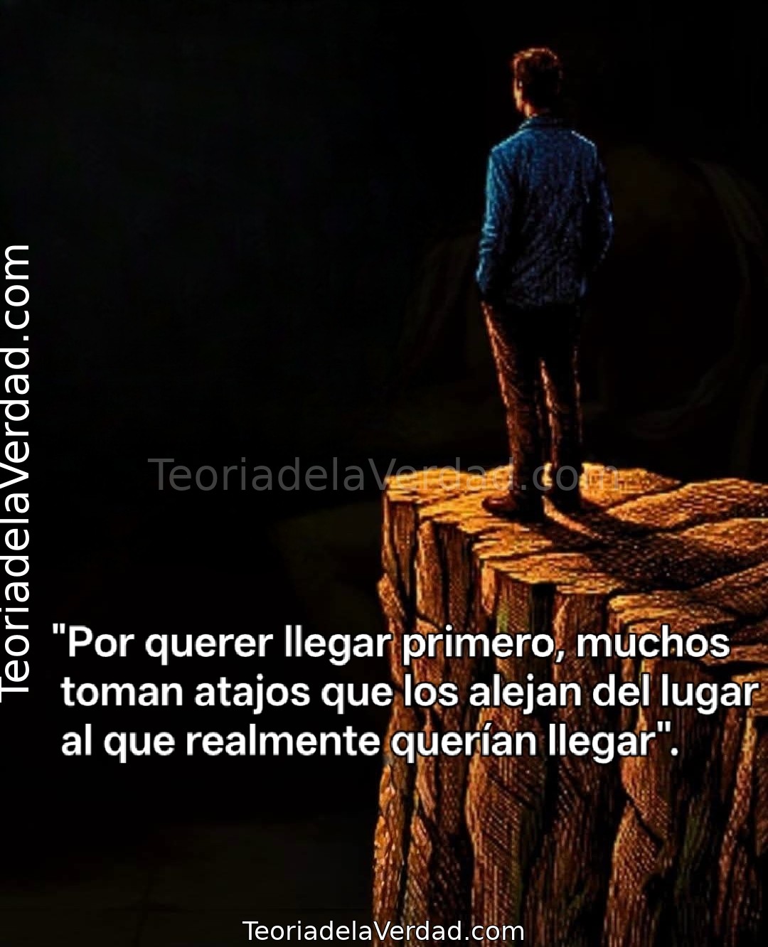 POR QUERER LLEGAR PRIMERO, MUCHOS TOMAN ATAJOS QUE LOS ALEJAN DE SU DESTINO. 🏛️🎯
