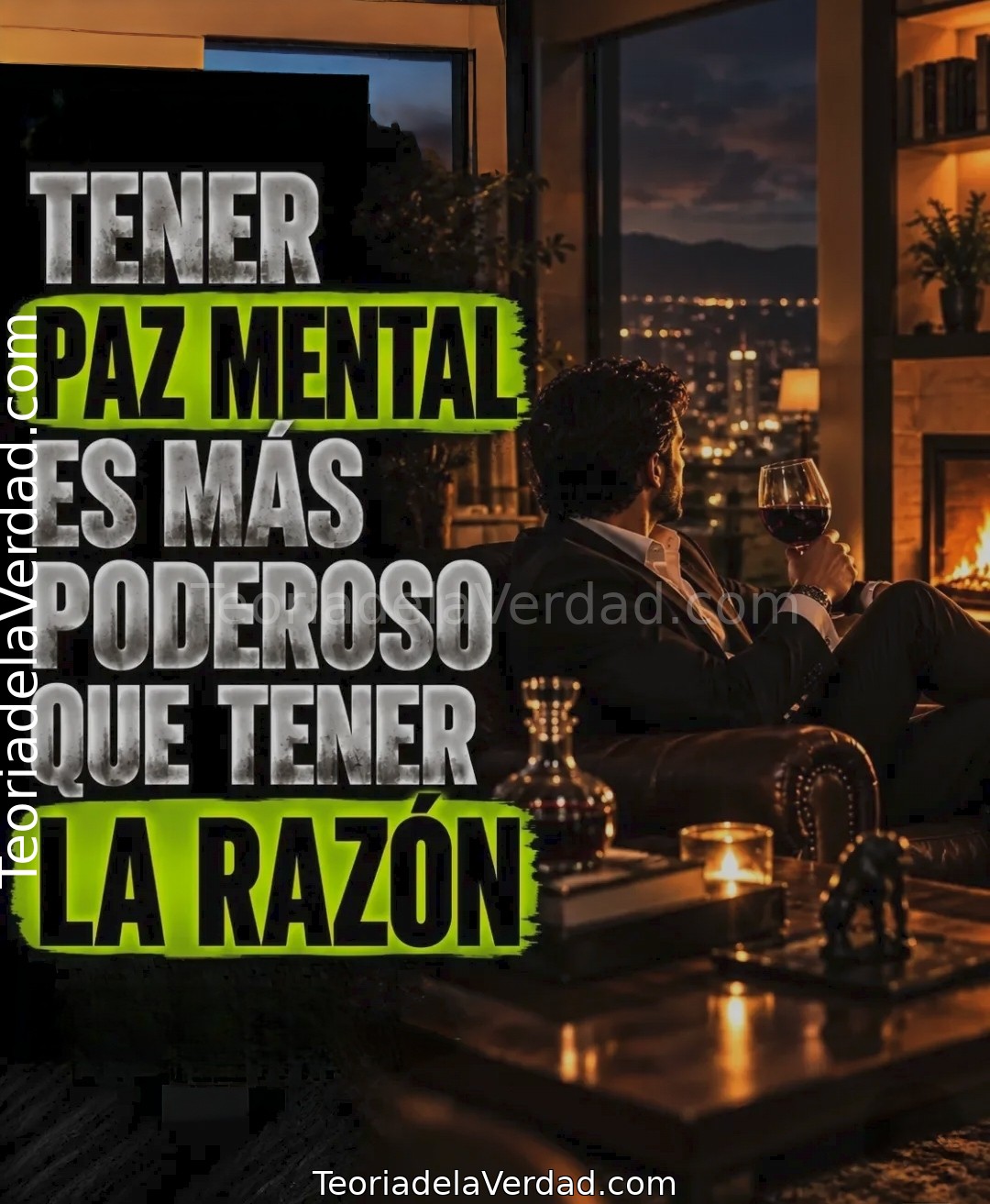 TENER PAZ MENTAL ES MIL VECES MÁS PODEROSO QUE TENER LA RAZÓN